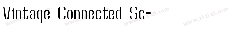 Vintage Connected Sc字体转换 Vintage Connected Sc字体转换